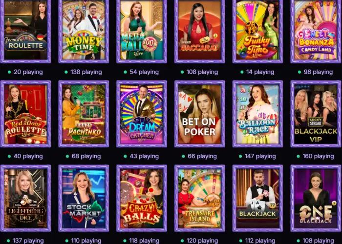 woolbet casino top live games