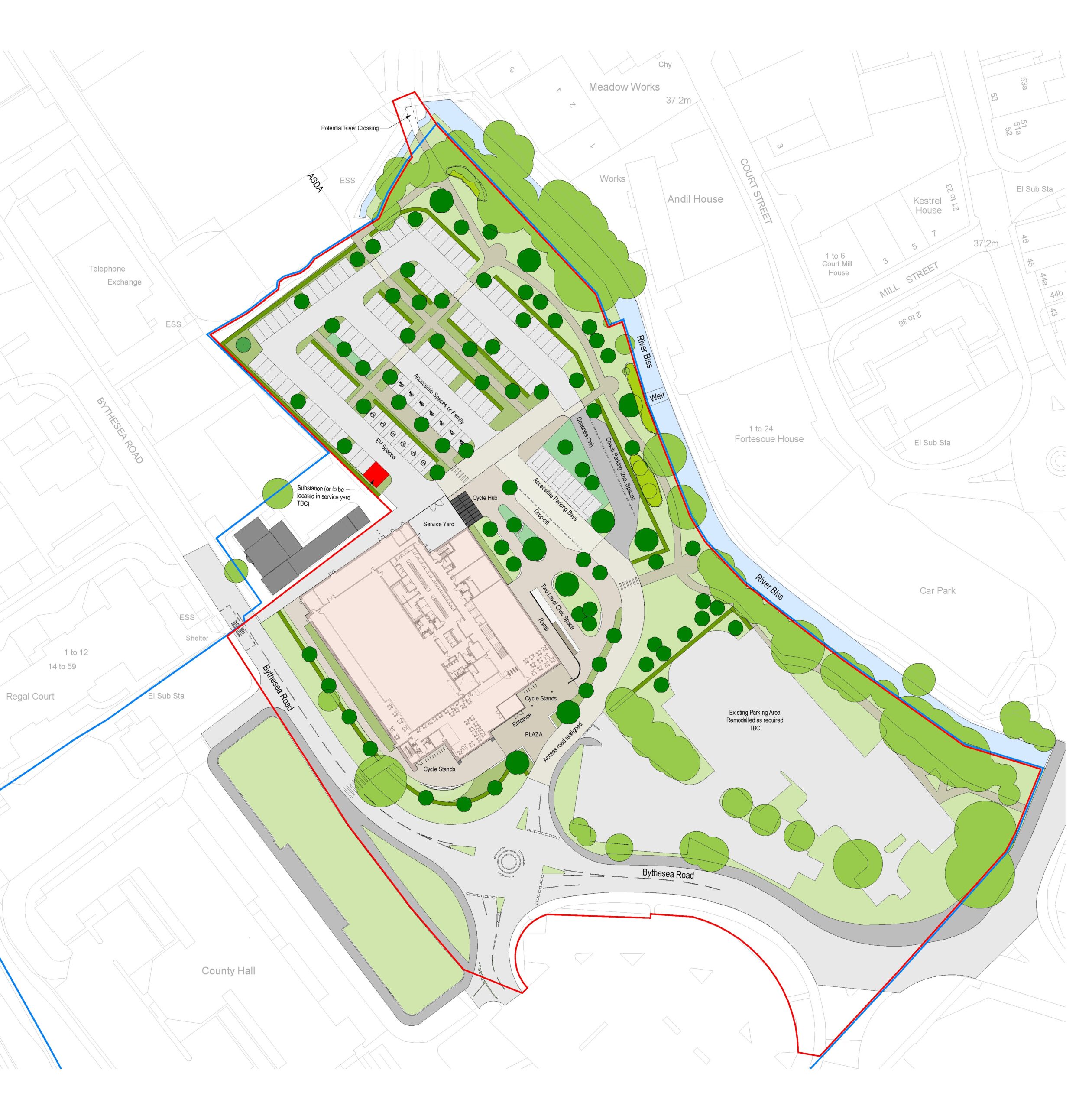 Plans and Planning Application – New Trowbridge Leisure Centre